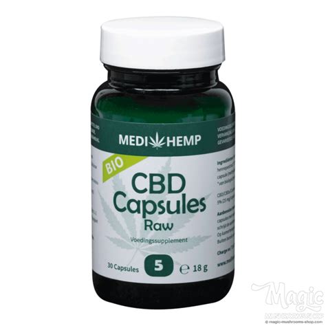 cbd capsules 5 medihemp raw