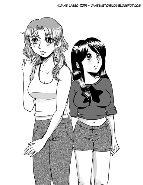 Dibujos Y Sketches De Jane Lasso Chicas Dibujadas En Manga Studio