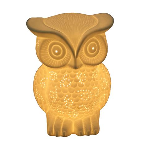 Illuminate your home with owl lamps from zazzle. Porcelain Owl Ambient Lamp is a must-have addition to your ...