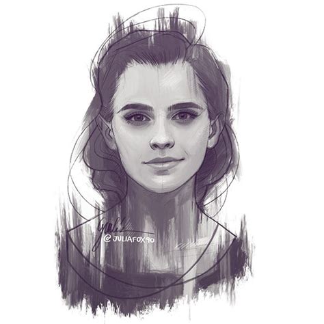 Digital Painting Of Emma Watson Emmawatson Harrypotter