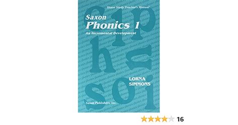 Used Saxon Phonics 1 An Incremental Development Home Study Teachers