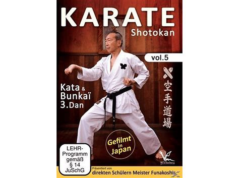 Karate Shotokan Vol5 Kata And Bunkai 3dan Dvd Auf Dvd Online Kaufen