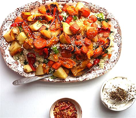 Moroccan couscous wafts through the air on every friday. Sew French: Moroccan Roasted Vegetables With Toasted ...