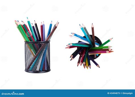 Colored Pencils In Pencil Box
