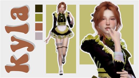 Fall Maid 🍂 Simtober The Sims 4 Cas Download Youtube