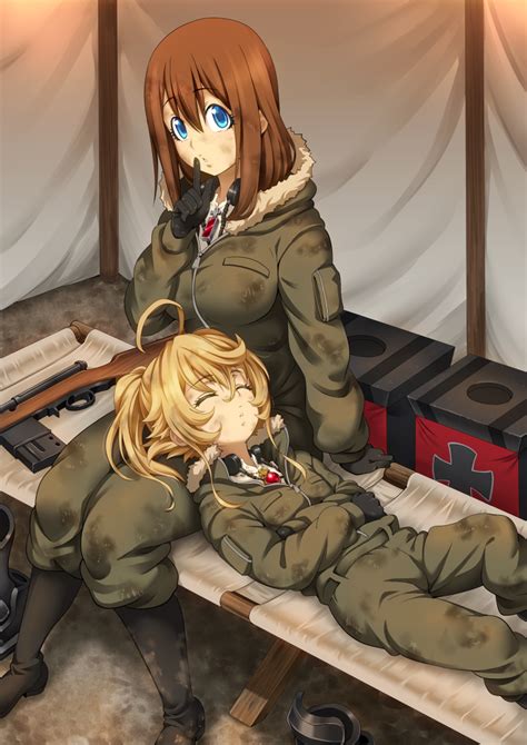 Tanya Degurechaff And Viktoriya Ivanovna Serebryakov Youjo Senki