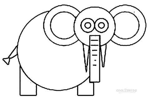 Printable Shapes Coloring Pages For Kids