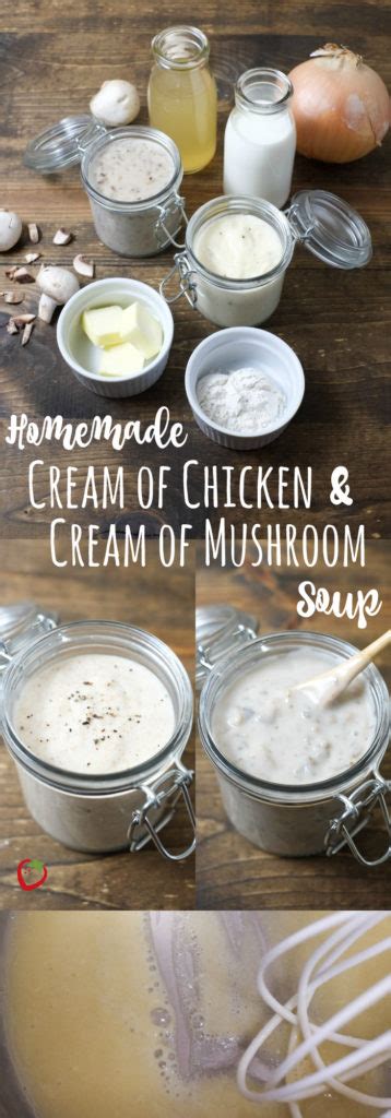 1 can of cream of mushroom soup. How to Make Homemade Cream of Chicken or Mushroom Soup ...