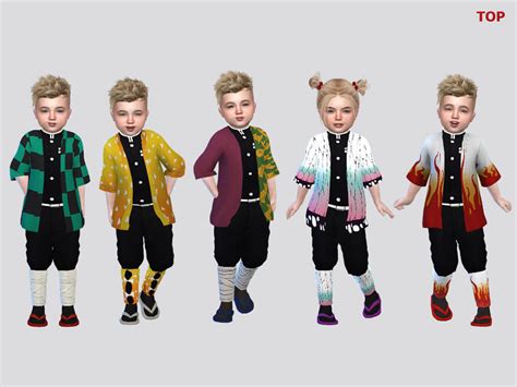 Yaiba Top Toddler By Mclaynesims At Tsr Sims 4 Updates