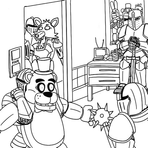 Get This Fnaf Coloring Pages To Print Jd71