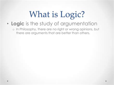 Ppt Logic The Language Of Philosophy Powerpoint Presentation Free