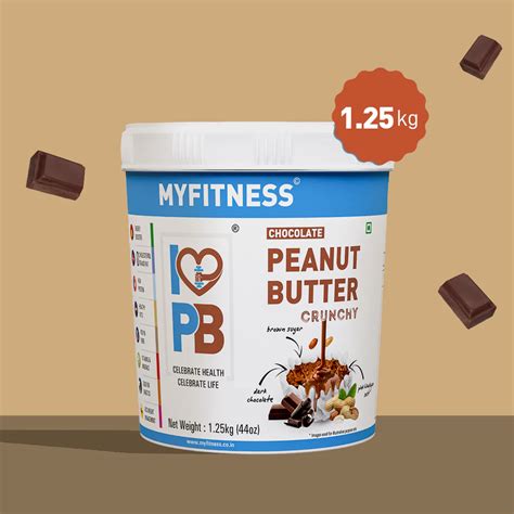 My Fitness Crunchy Chocolate Peanut Butter Packaging Type Jar Packaging Size 125kg At Rs