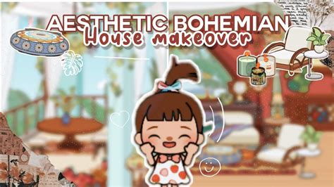 Miga World Aesthetic Bohemian House Makeover YouTube