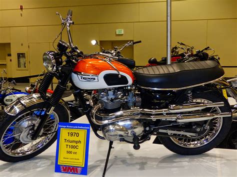 Oldmotodude 1970 Triumph T100c 500 At The 2014 International