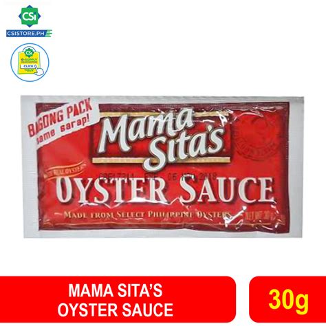 Mama Sitas Oyster Sauce 30g Csi Supermarket