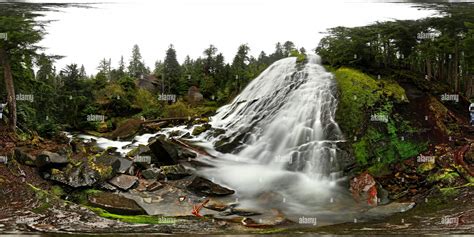 360° View Of Diamond Creek Falls Alamy
