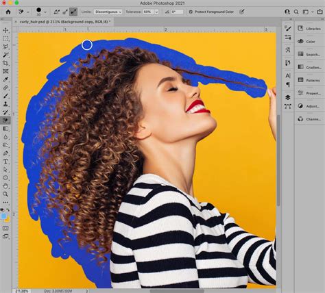 How To Remove The Background From Hair In Photoshop Tutorial