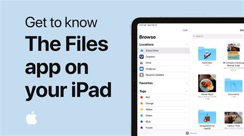 Device, but never on 13.3.1. Get to know the Files app on your iPad — Apple Support ...
