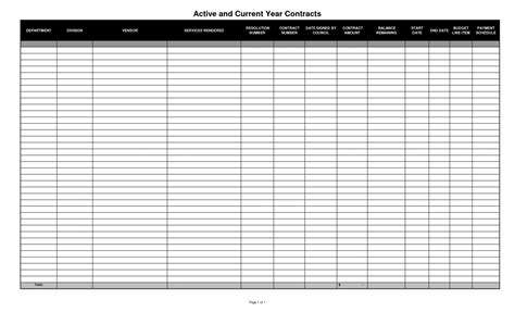 Free Spreadsheet Template Template Business