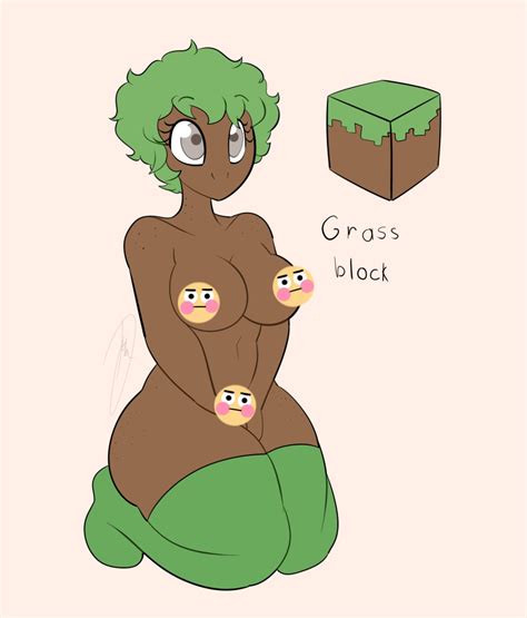 rule 34 anthro breasts censored diders grass block minecraft 4778251