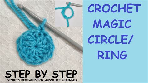 How To Crochet Magic Circlecrochet Magic Ring Absolute Beginner