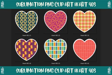 Heart Sublimation Png Clip Art 403 Graphic By Kayeartstudio · Creative
