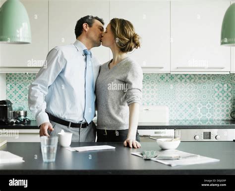 Businessman And Woman Kissing Hi Res Stock Photography And Images Alamy