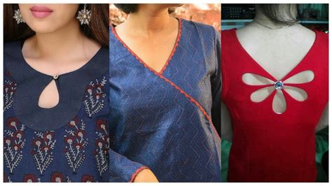 Stylish Back Neck Designs For Suits Best Neck Designs Images In Kurti Neck Designs Dress