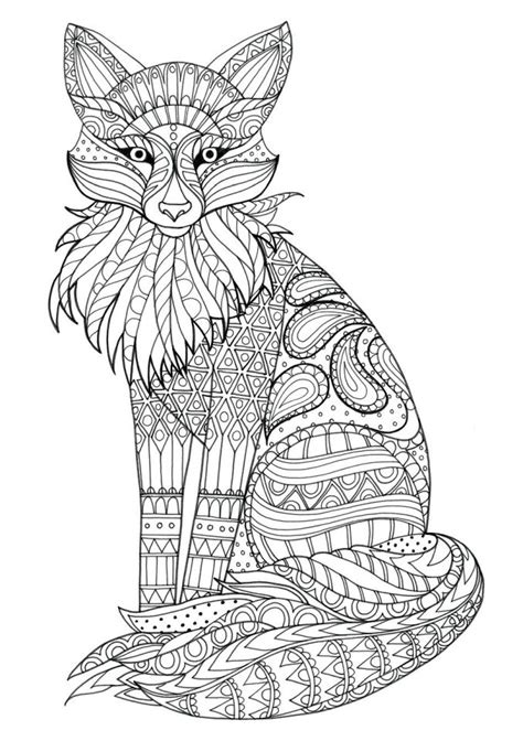 20 Free Printable Fox Coloring Pages For Adults