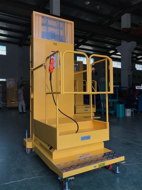 Full Electric Self Propelled Aerial Stock Order Goods Picker China