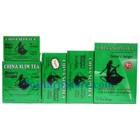Tea Pot Brand China Slim Tea Dieter Delight Extra Strength 36 Teabags