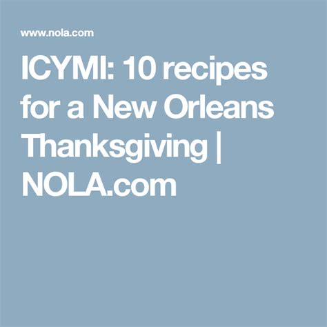 These delicious recipes make it simple to have a bite of coconut every day. ICYMI: 10 recipes for a New Orleans Thanksgiving | NOLA ...