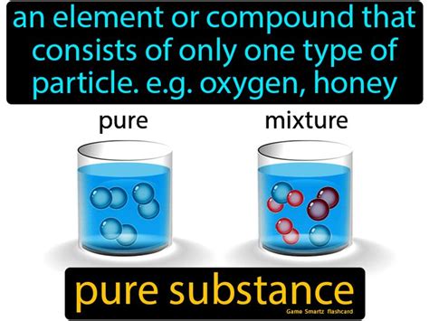 Pure Substance Definition An Element Or Compound That Consists Of Only