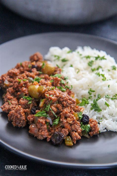 Easy Cuban Picadillo Recipe Video Cooked By Julie