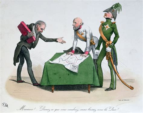 Karikatur Des Wiener Kongresses 1814 15 Von Delaunois