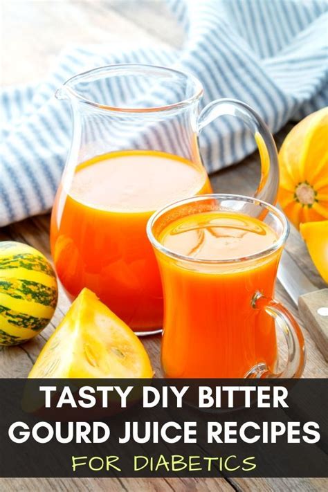 Here are some great juicing recipes for diabetics. Tasty DIY Bitter Gourd Juice Recipes for Diabetics ...