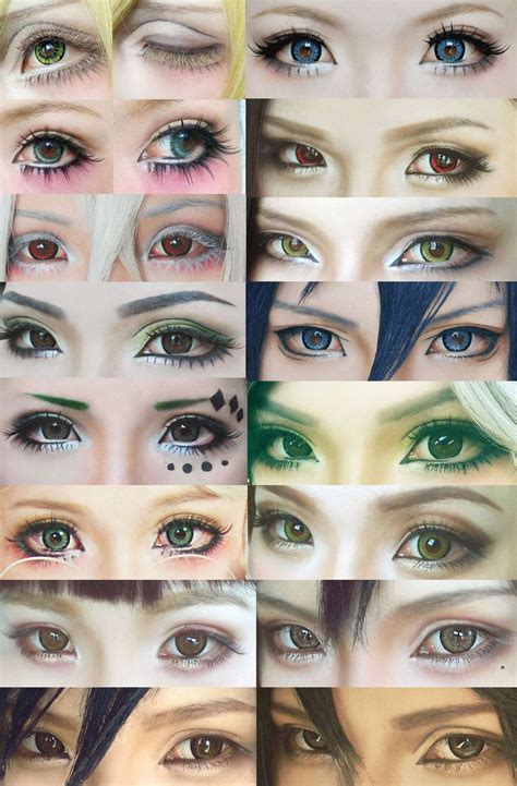 cosplay eyes make up collection on deviantart anime makeup