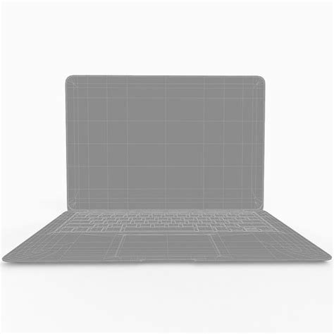 Apple Macbook Air 11 Inch 2012 3d Model Max Obj Fbx C4d Hrc Xsi Mtl
