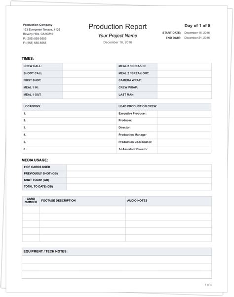 Hello, i'm about to reach the 1 year mark one my first cc. The Daily Production Report, Explained (with free template)