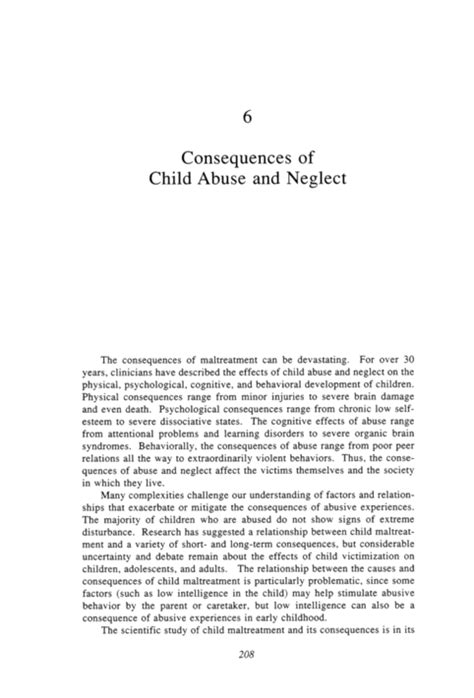 Introduction To Child Abuse Papers