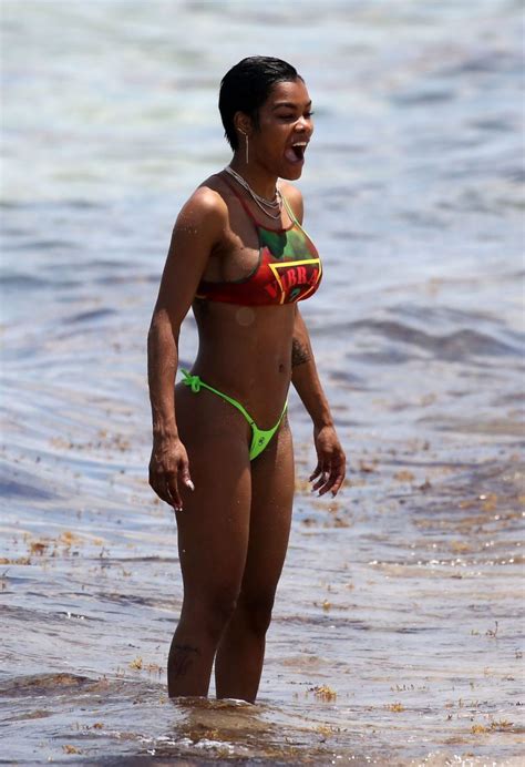 Teyana Taylor In Bikini At A Beach In Miami 07042019 Hawtcelebs