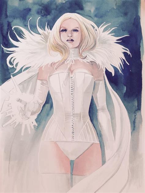 Emma Frost By Stephanie Hans Emma Frost White Queen Marvel Girls