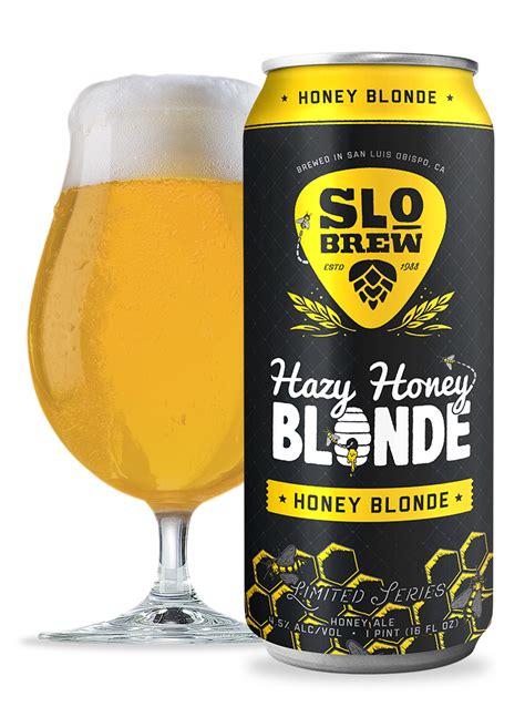 Hazy Honey Blonde Slo Brew Craft Beer
