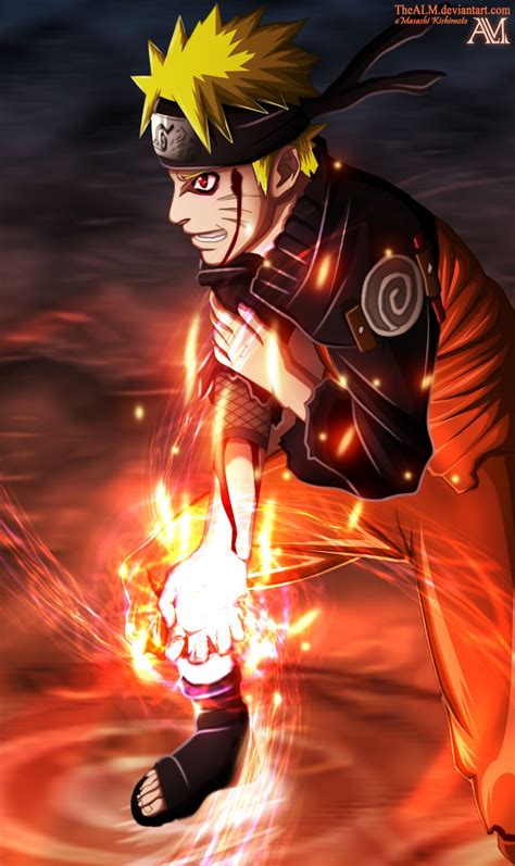 Naruto Kyubi Rasengan By Thealm On Deviantart Naruto Naruto