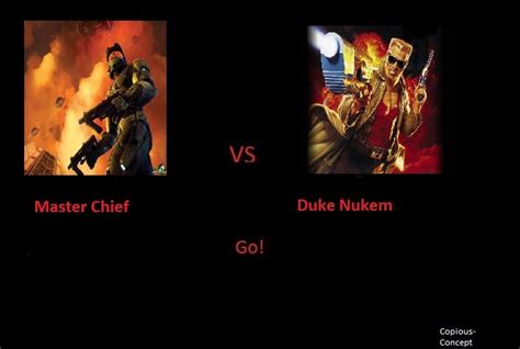 Master Chief Vs Duke Nukem
