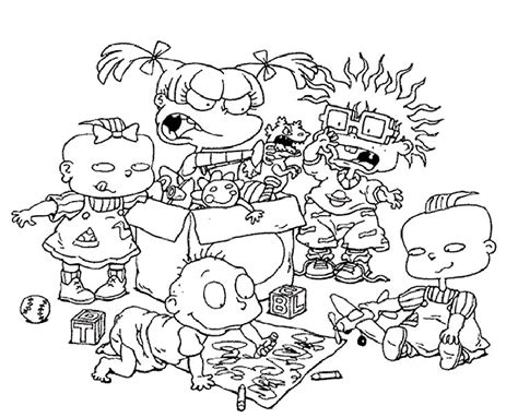 Dibujos De Rugrats Para Colorear Imprimir Y Colorear Pdmrea