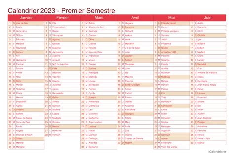 Calendrier 2023 Semestre Imprimer Get Calendrier 2023 Update