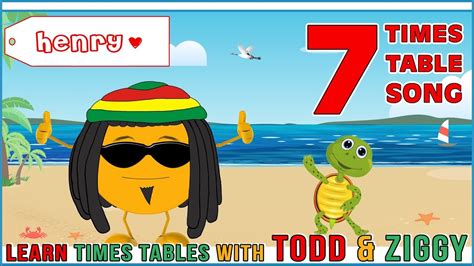 These printable 7 times table charts are great for displaying on the wall either in the class room or at home in the bedroom or study area. 7 Times Table Song (Learning is Fun The Todd & Ziggy Way ...