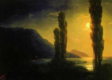 Moonlit Night Near Yalta 1863 Ivan Aivazovsky