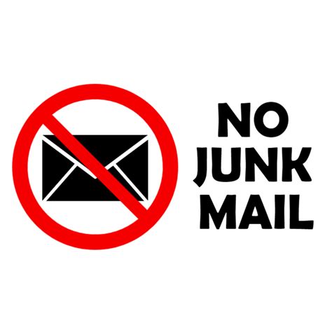 No Junk Mail Signs Marktek